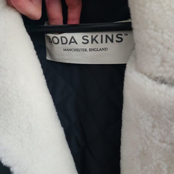 Bodaskins leather jacket with shearling - Picture 2 of 4